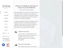 Tablet Screenshot of hotel-sauvage.ch
